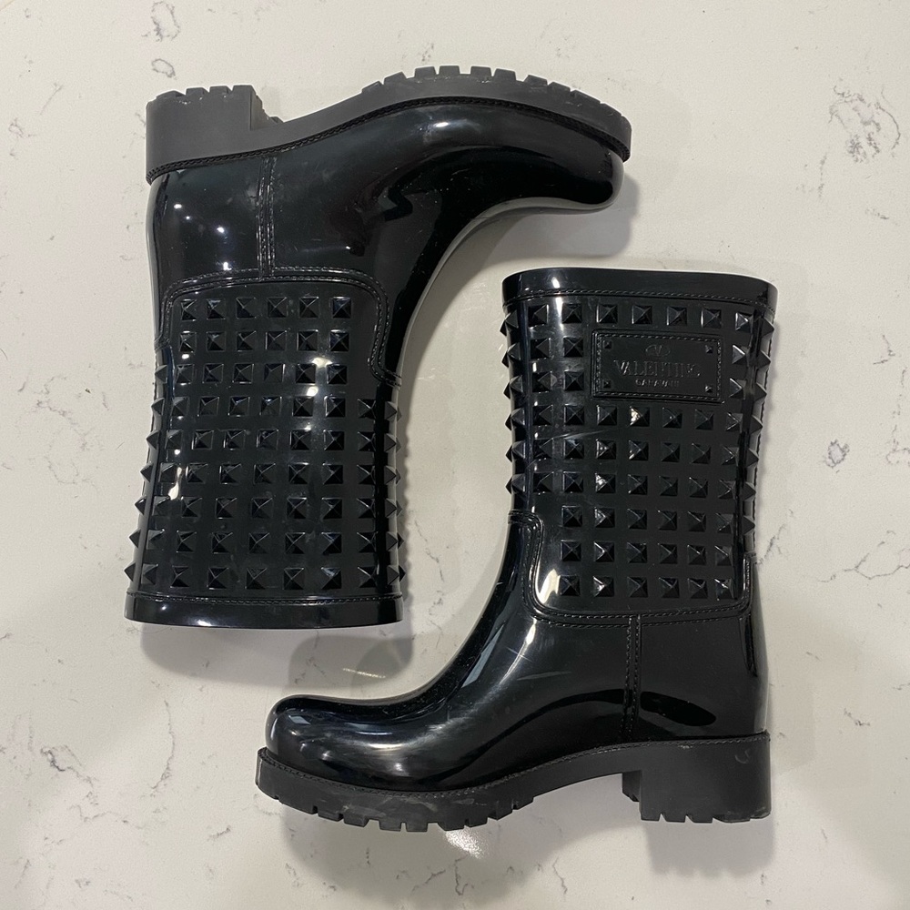 Valentino Garvani Rockstud Rainboots